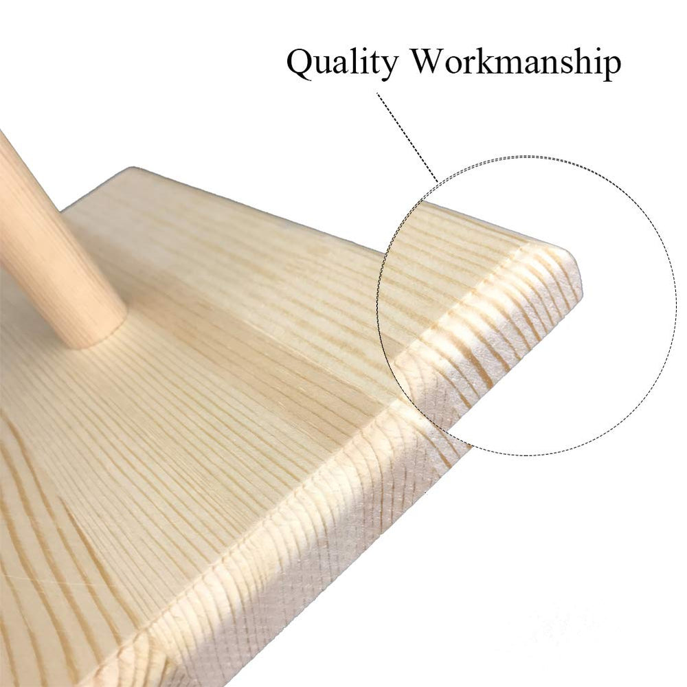 LINSHRY percha de madera natural para aves