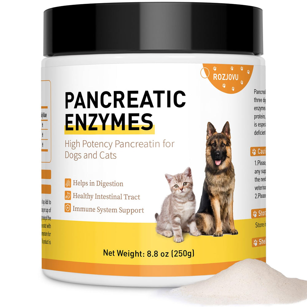 Liovsiso enzimas digestivas para perros con EPI, polvo que facilita la descomposición de nutrientes.