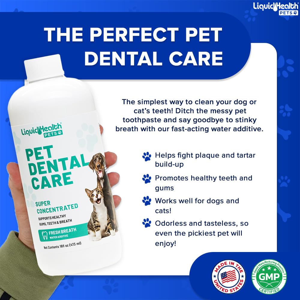 LIQUIDHEALTH dientes y encías, higiene bucal para mascotas