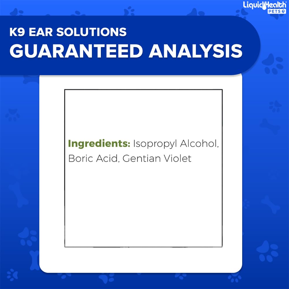 LIQUIDHEALTH K9 uso semanal para higiene del oído y confort.