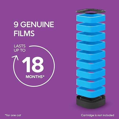 Litter Genie ofrece 18 meses de duración con película multicapa para un gato.