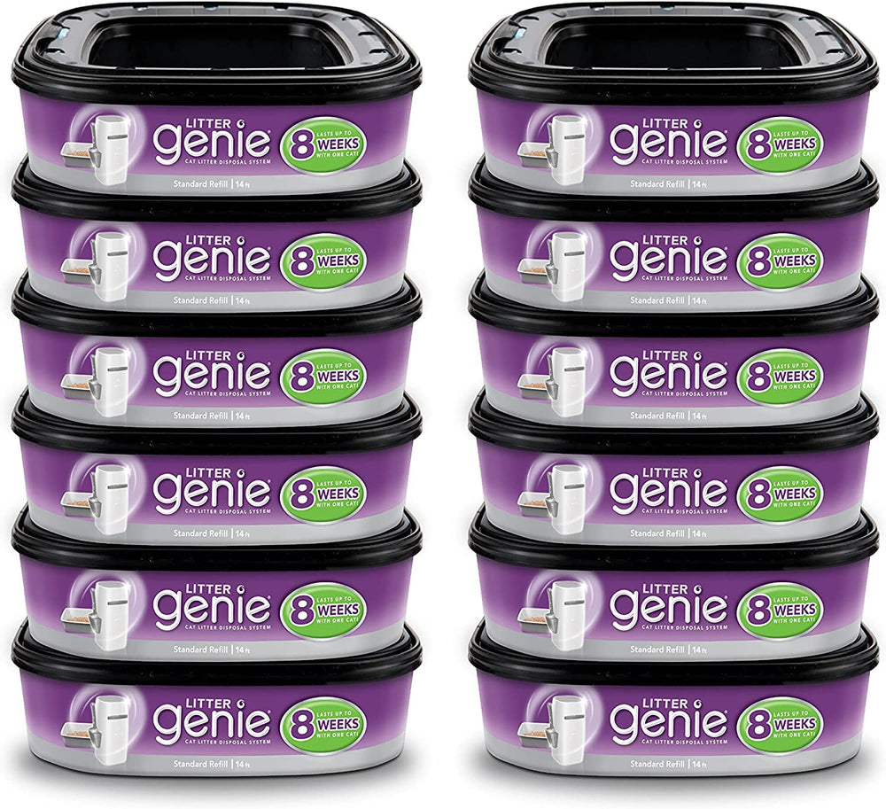 Litter Genie cartucho con barrera de olor para reducir olores.