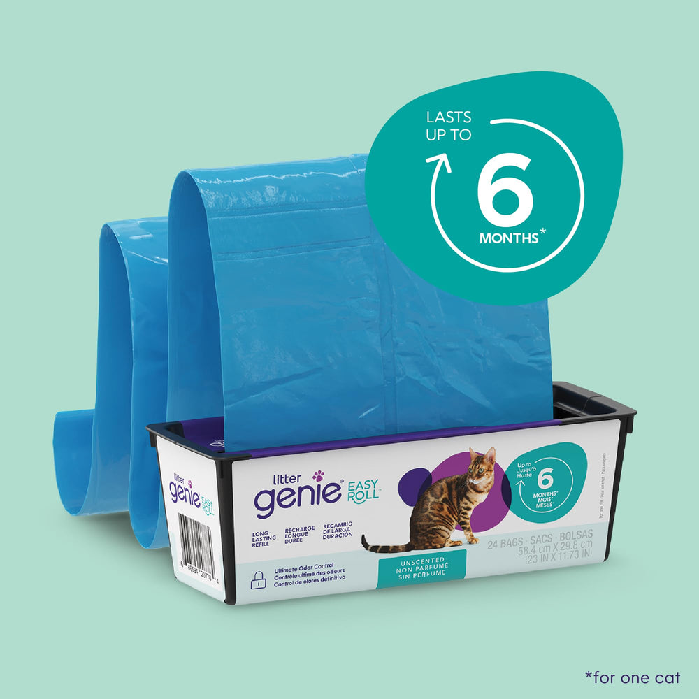 Litter Genie Easy Roll: control de olor gracias a la tapa y el cierre seguro