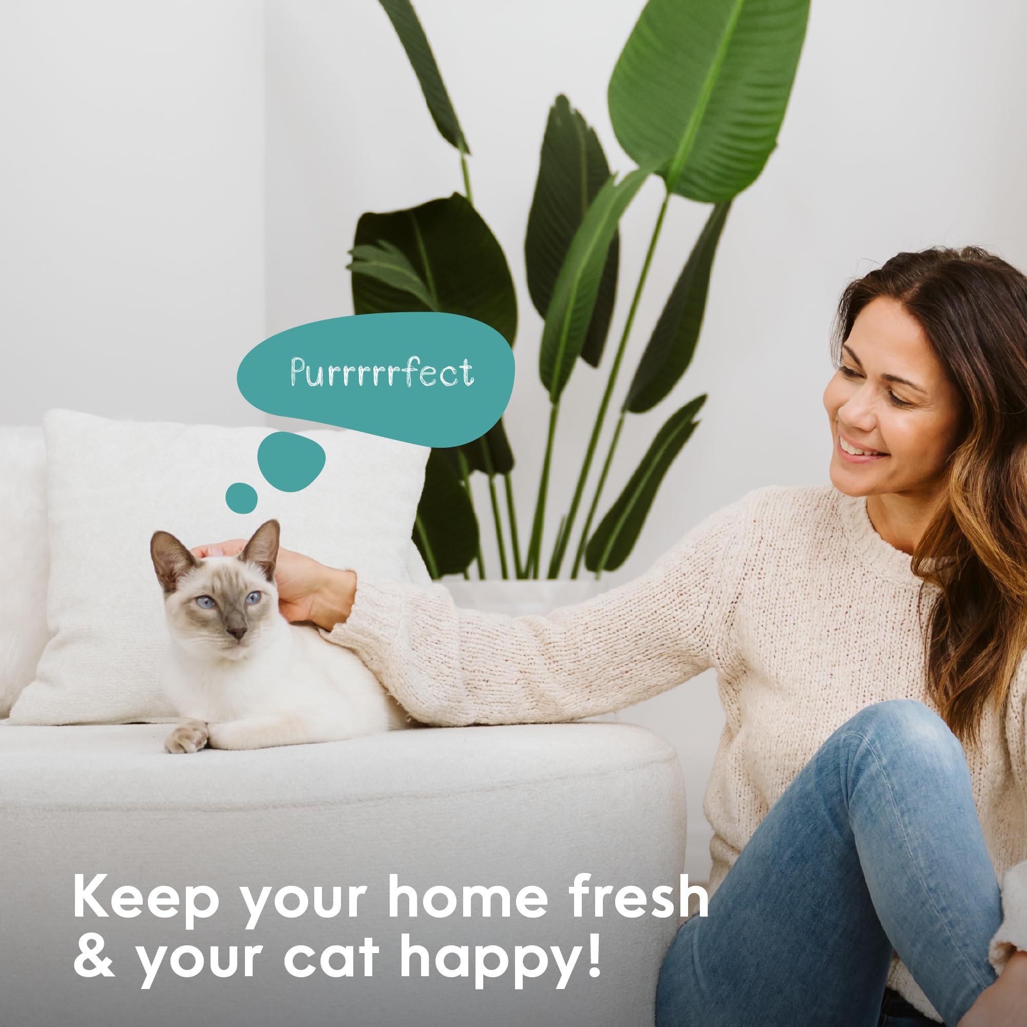 Higiene del arenero en casa con Litter Genie.