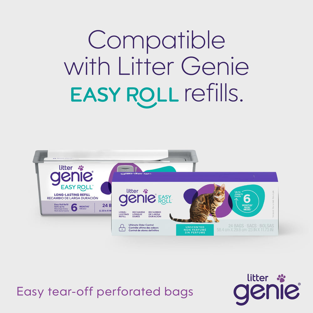 Litter Genie Platinum, solución práctica para gestionar la arena de gatos en casa.