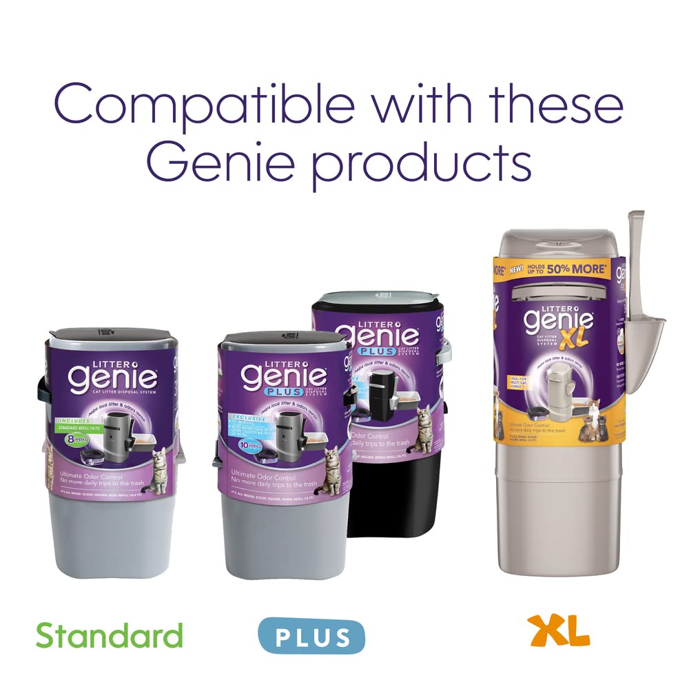 Litter Genie Refill: bolsas grandes y resistentes para desechos.