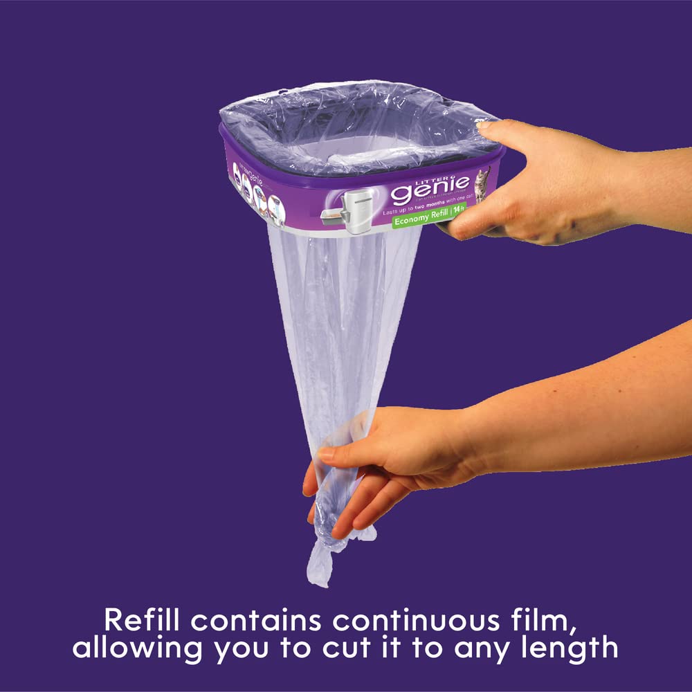 Litter Genie Refill: indicación de fin de bolsa para planificación.