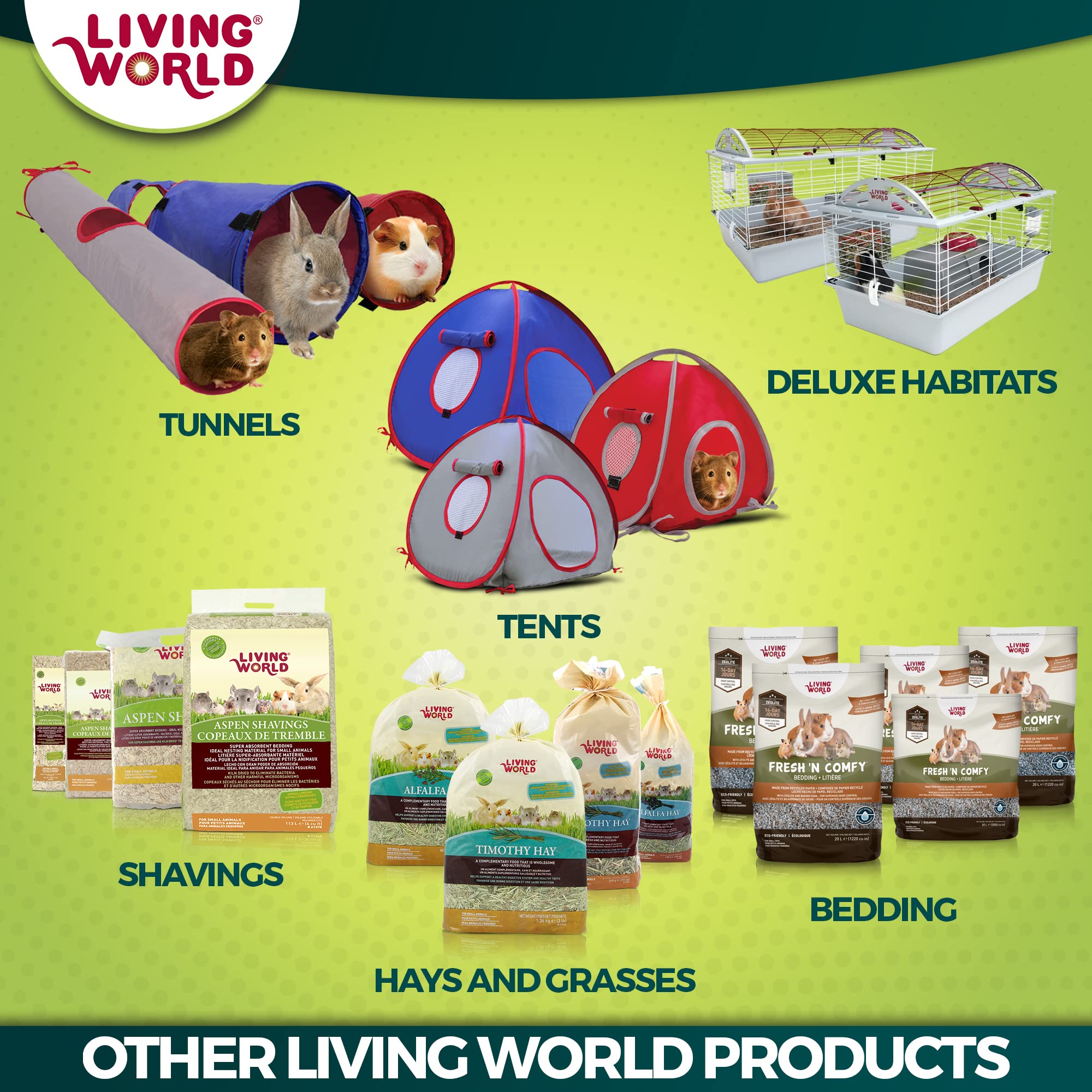Living World mijo en aerosol: uso diario en jaula para entretenimiento