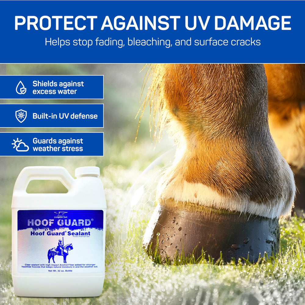 LivingstonTech Sellante de Pezuñas, protección UV para evitar decoloración y agrietamiento.