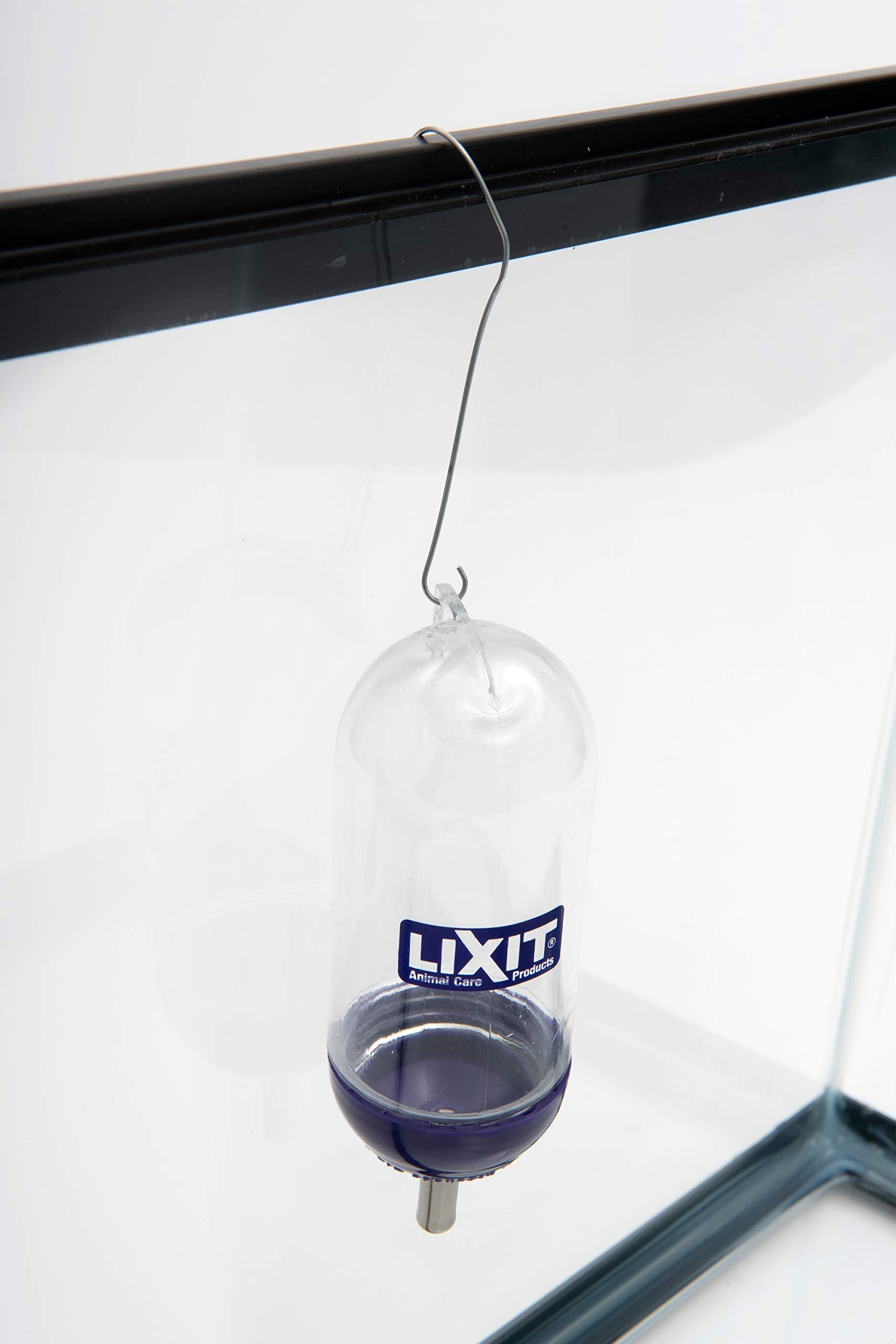 Lixit botella de agua para jaula con apertura amplia: limpieza más fácil.