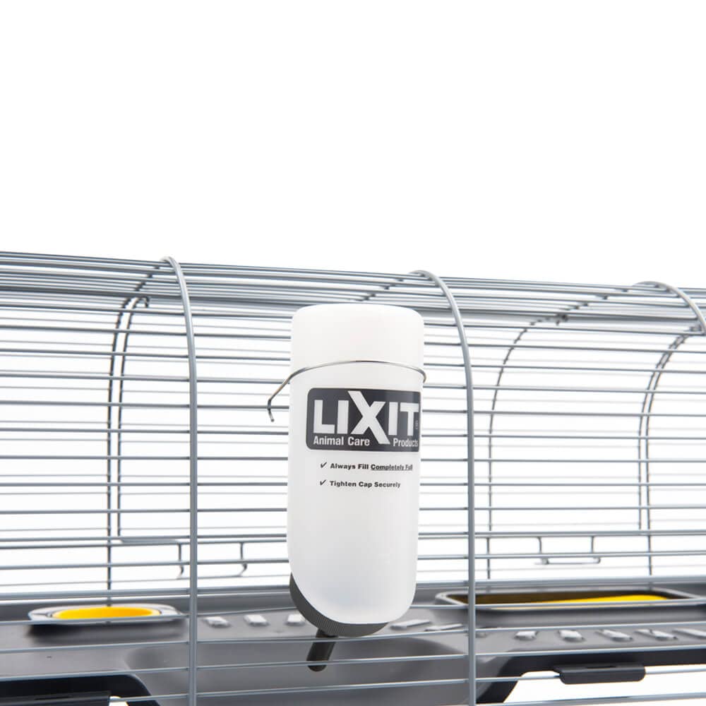 Sistema de vacío Lixit mantiene el agua disponible para animales pequeños.