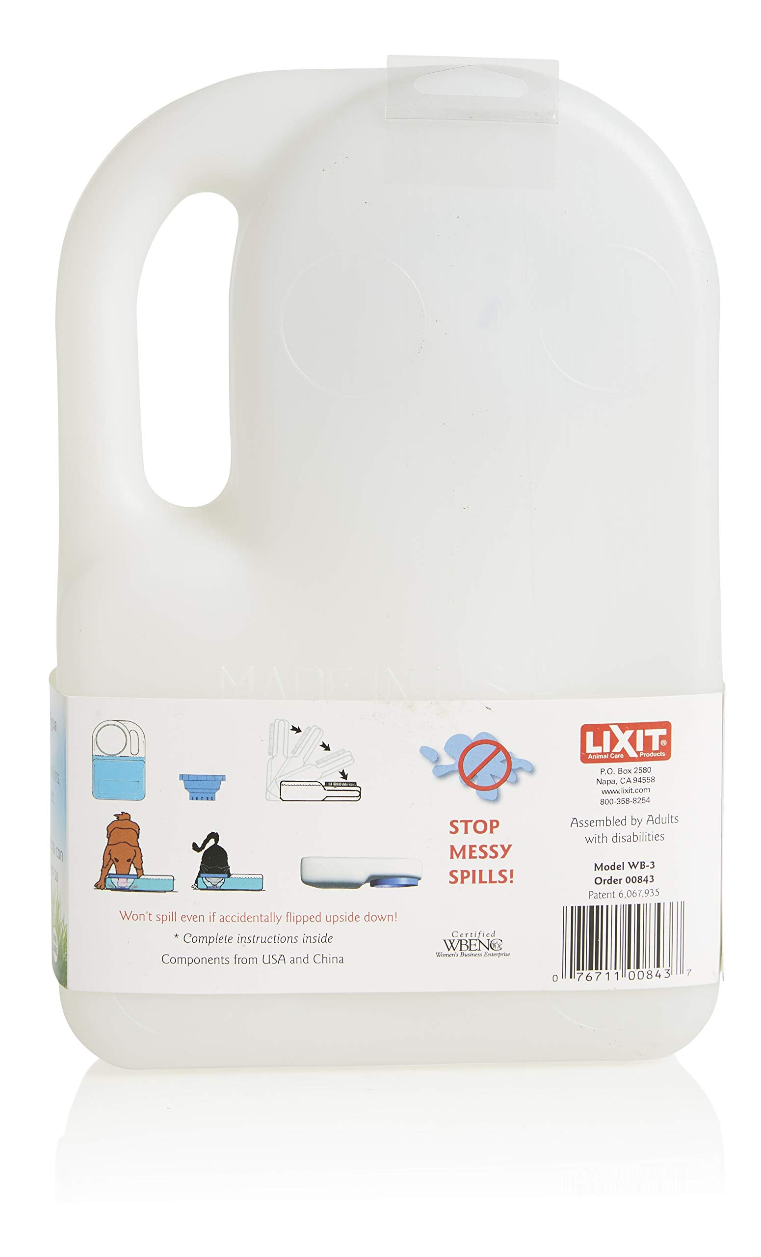 Bebedero de Lixit de gran capacidad para coche, agua fresca en cada salida