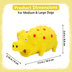 LLSPET cerdito con dorso rugoso para masaje suave de encías durante la masticación.