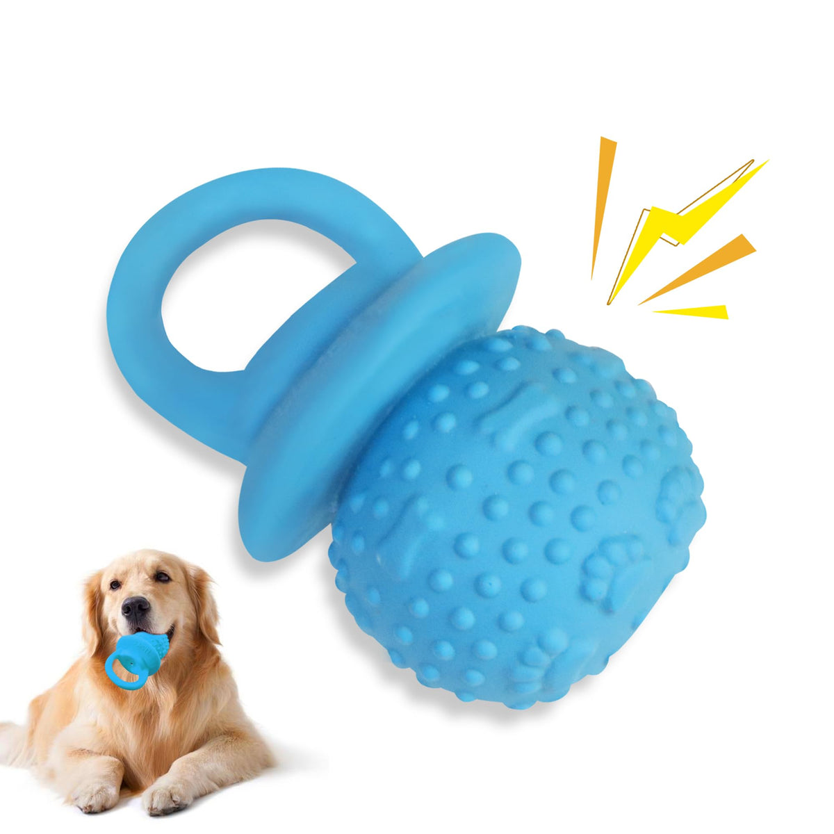 LLSPET chupete sonoro para perros, ideal para juego y exploración.
