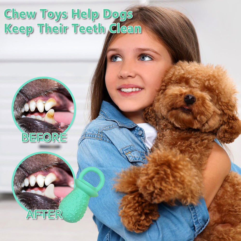 LLSPET Juguete para limpieza dental suave y juego diario.