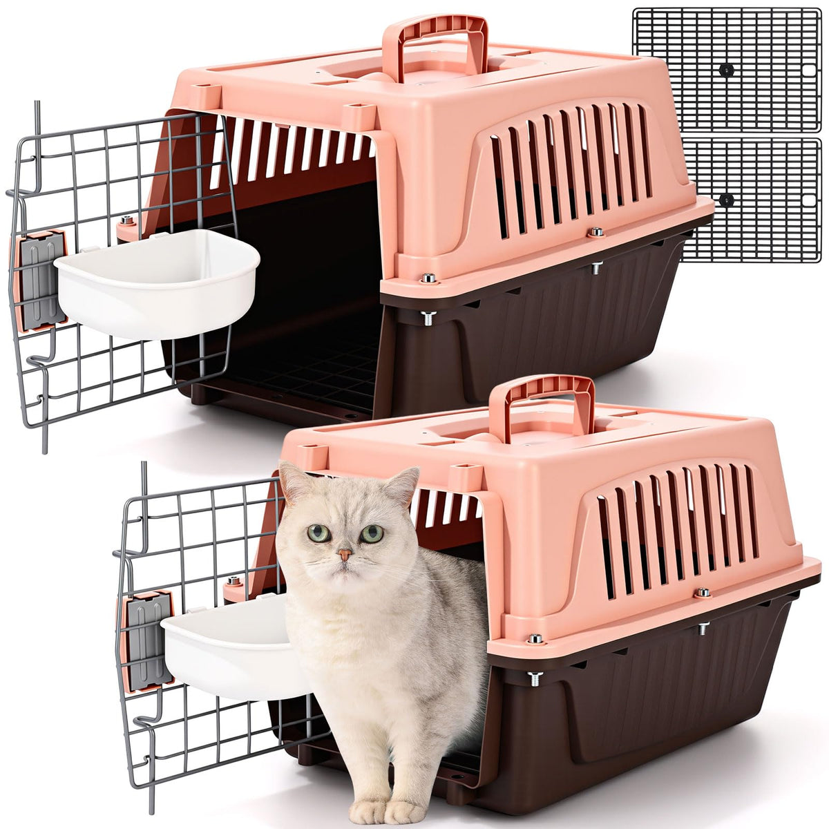 Locmeo transportín para mascotas, vista frontal con ventilación para mayor frescura.
