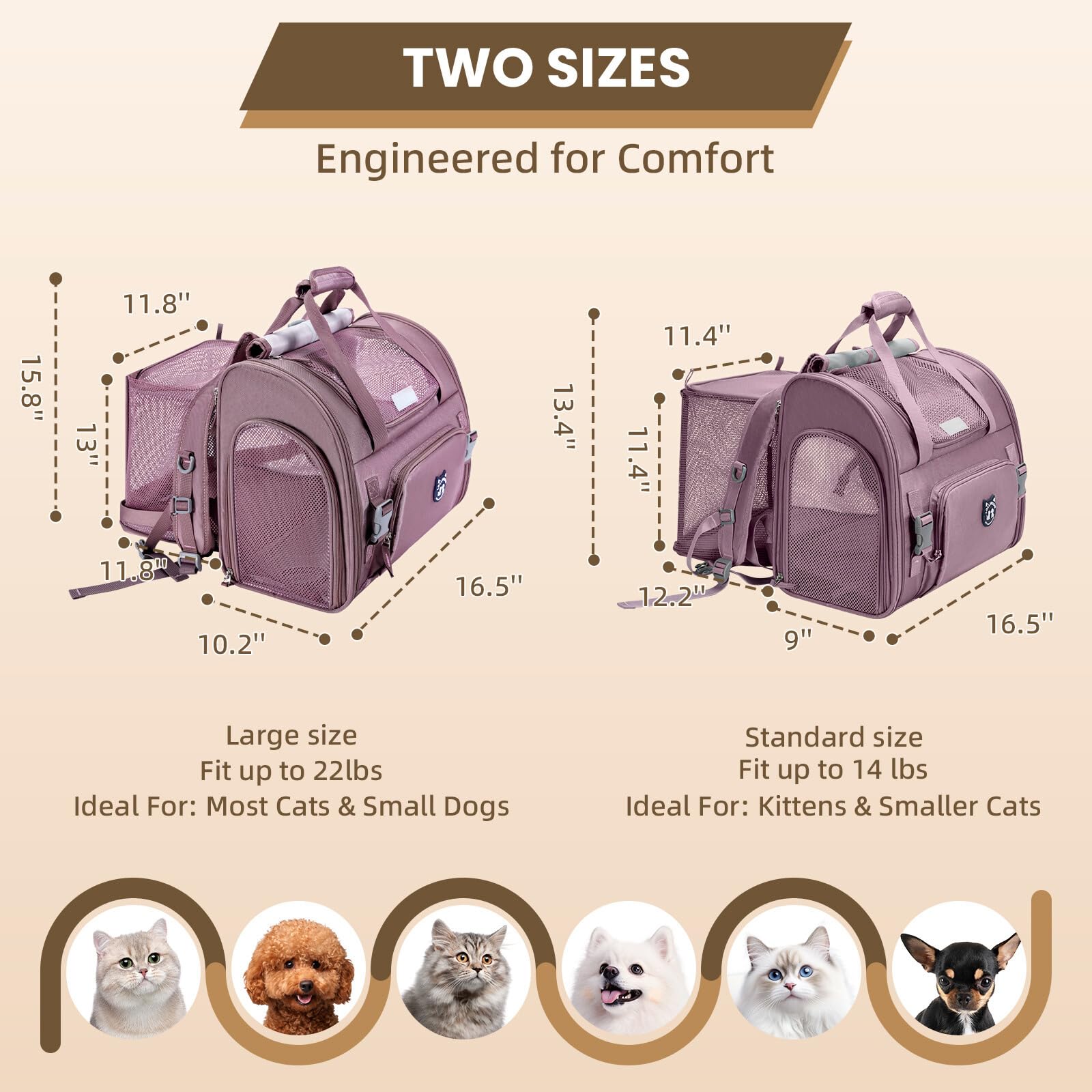 Ventana expandible 3-en-1 de LOLLIMEOW para gatos, opción de ventilación o privacidad.