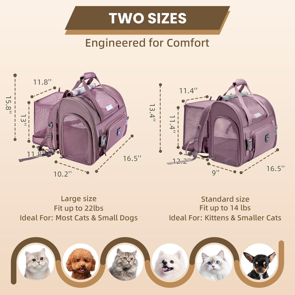 Ventana expandible 3-en-1 de LOLLIMEOW para gatos, opción de ventilación o privacidad.