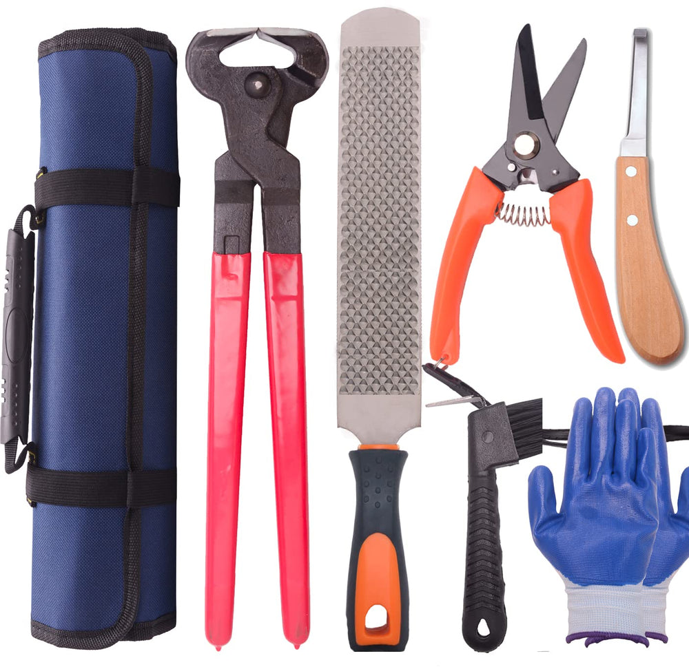 LONG RIVER kit completo para herrador de caballos con estuche portátil