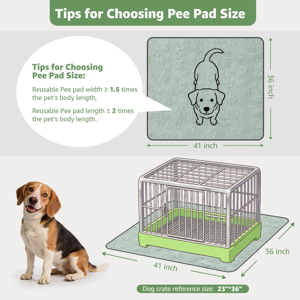 LOOBANI alfombrillas lavables para perros: absorción superior y limpieza fácil.