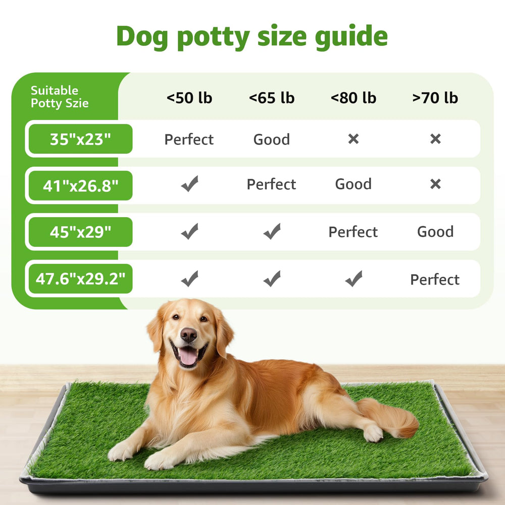 LOOBANI bandeja de 45x29 pulgadas para mascotas grandes