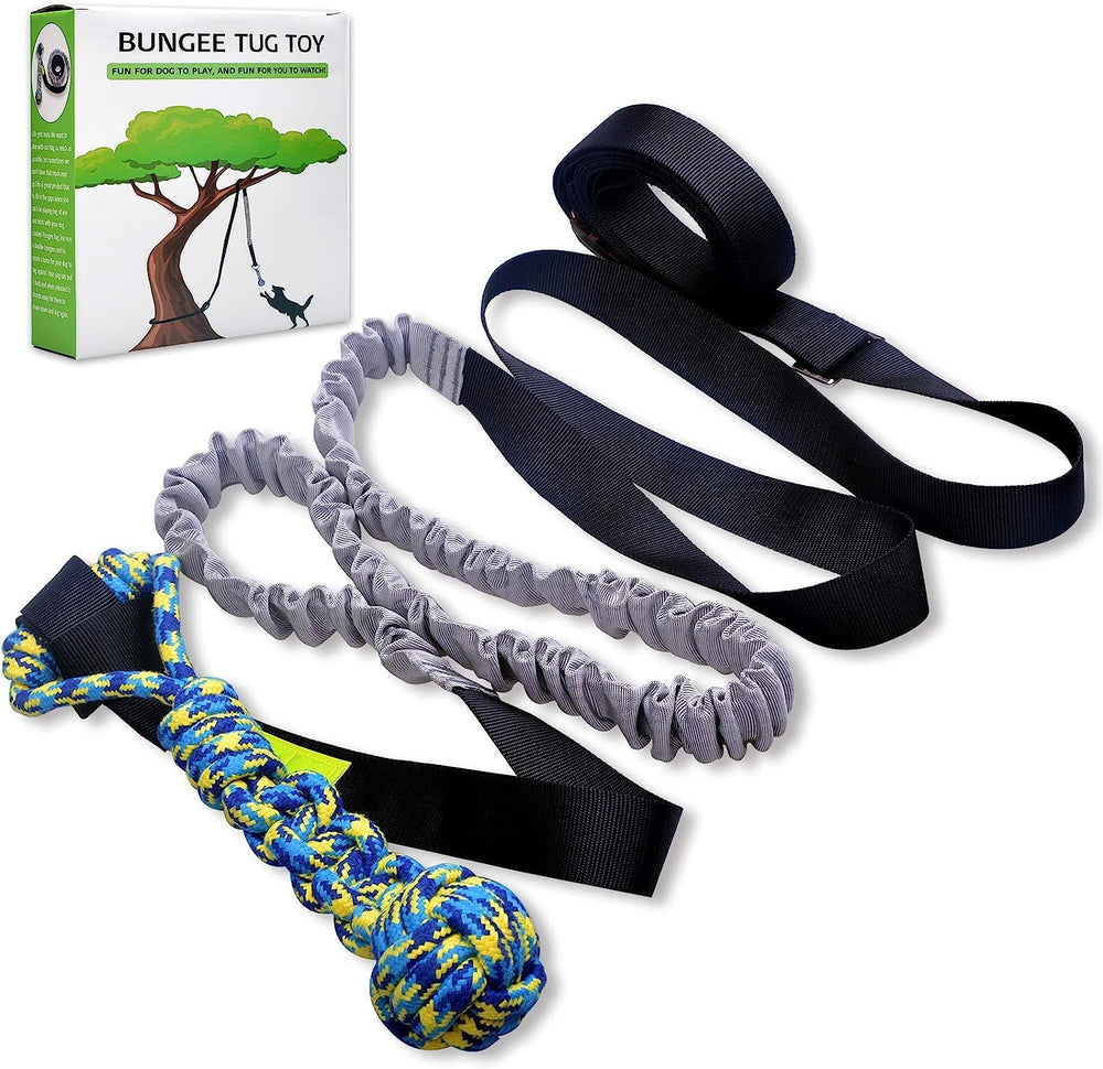 LOOBANI Juguete de tracción con resorte colgado para perros activos