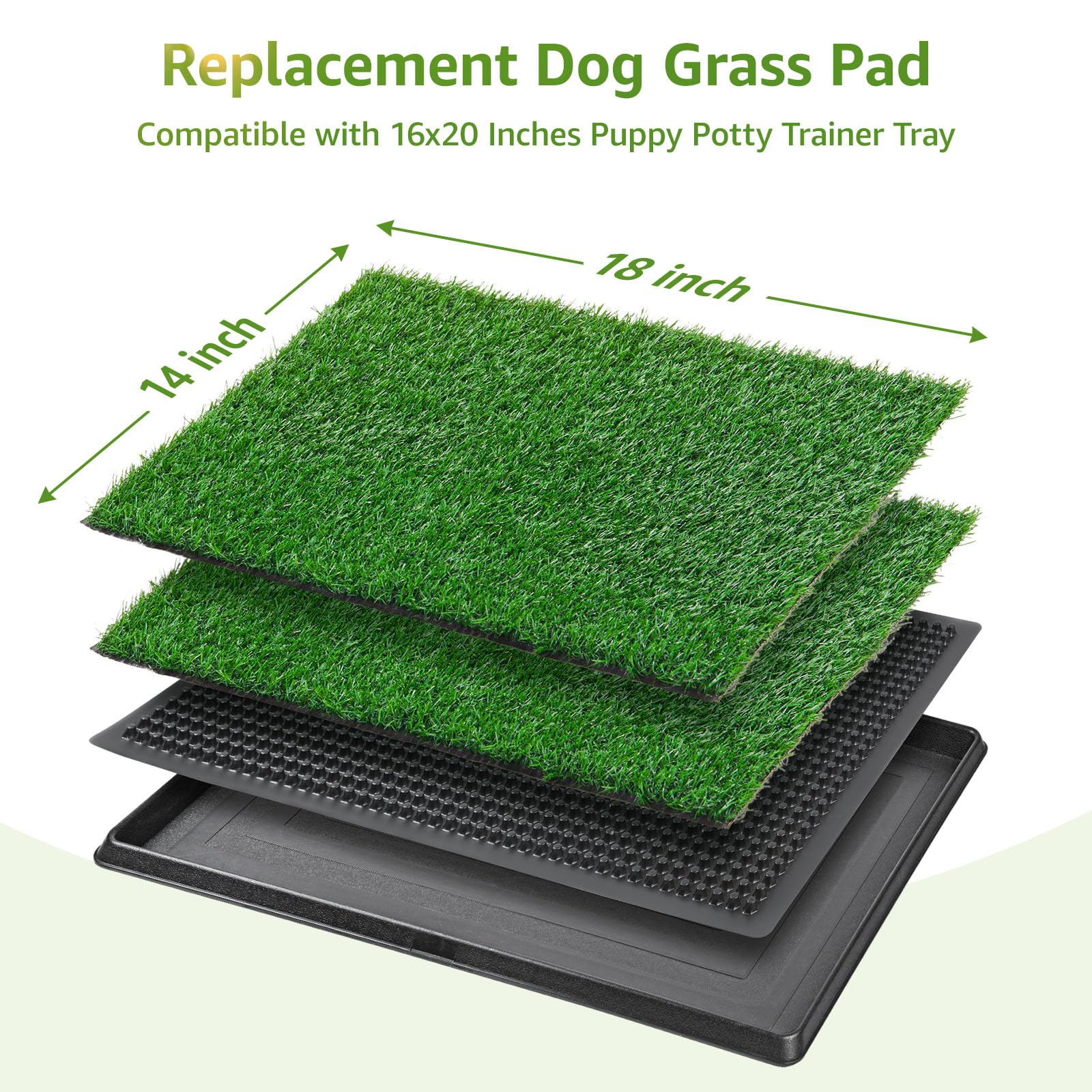 LOOBANI tapis herbe artificielle faible entretien, moins de travail que pelouse naturelle