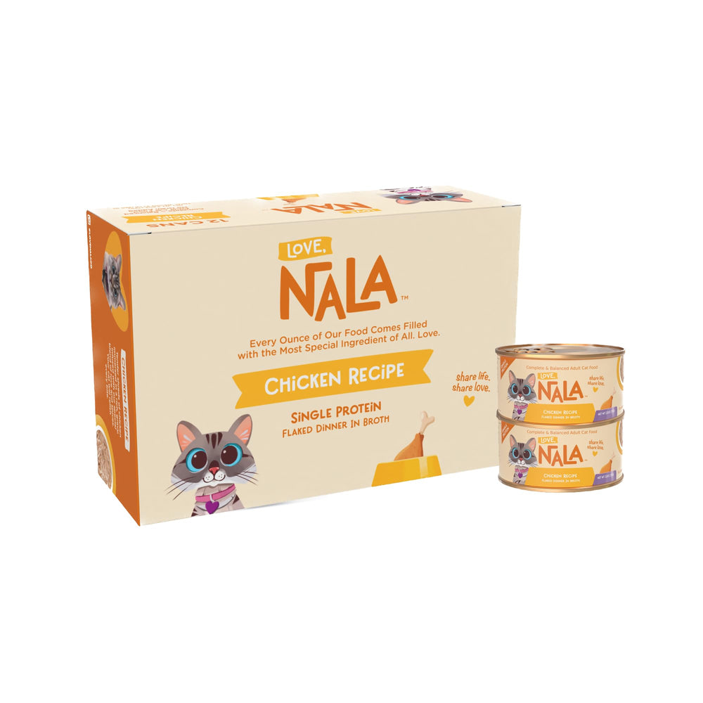 LOVE, NALA pollo deshilachado en lata para una proteína única y sabrosa