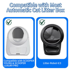 Loveishere bolsas Litter Robot 4/3, resistentes y a prueba de fugas.