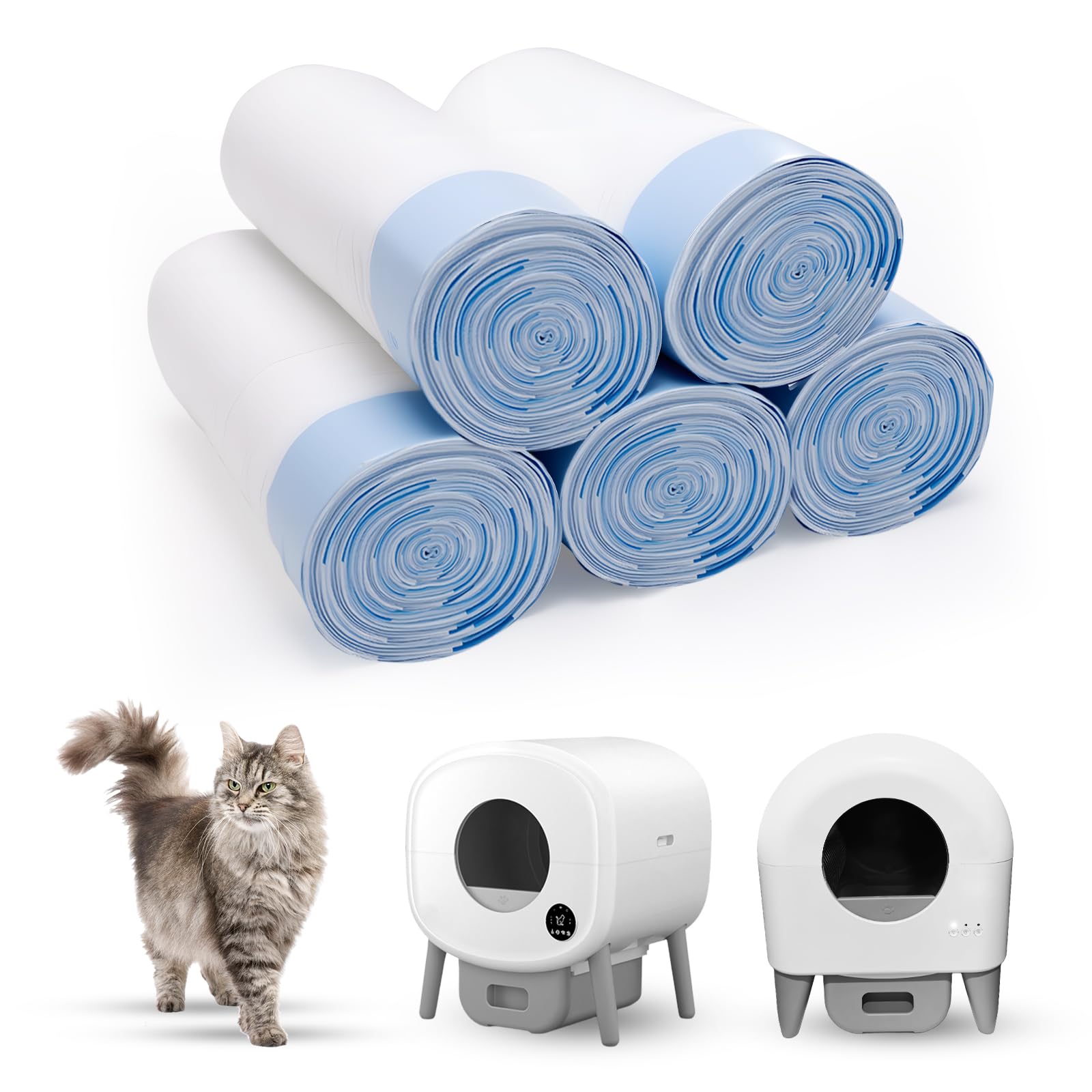Loveishere fundas para caja de arena muestran durabilidad y grosor de 1 mil para uso resistente.