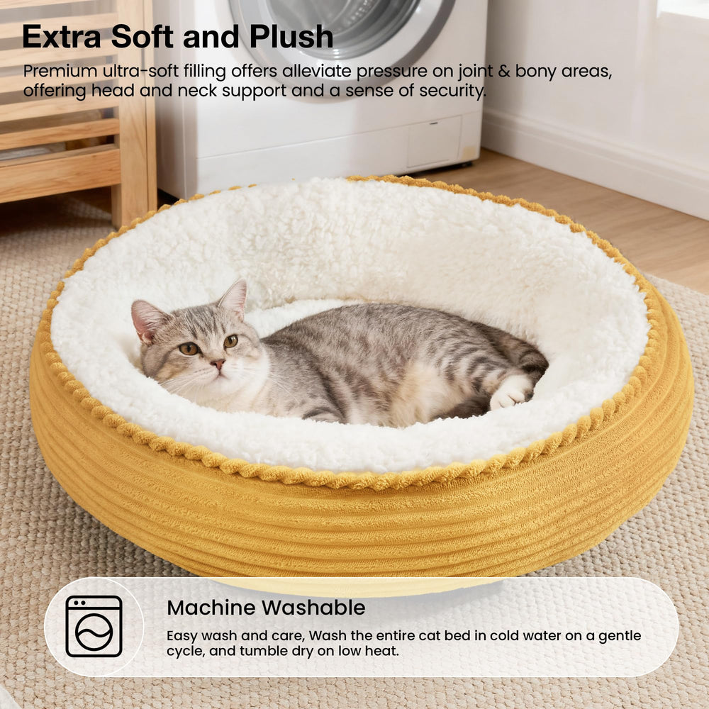 Love's cabin cama donut adecuada para gatos y perros pequeños