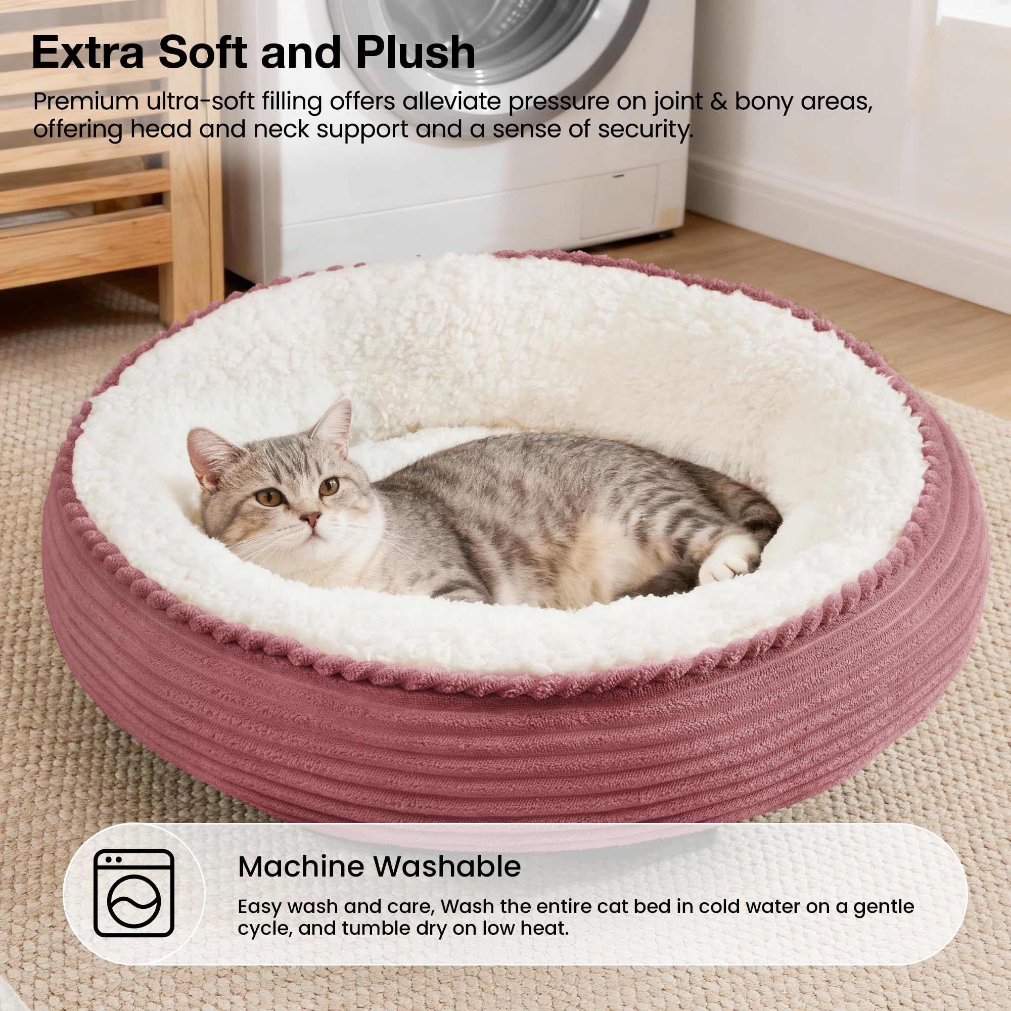 Love's cabin: diseño ergonómico ideal para gatos y mascotas pequeñas.