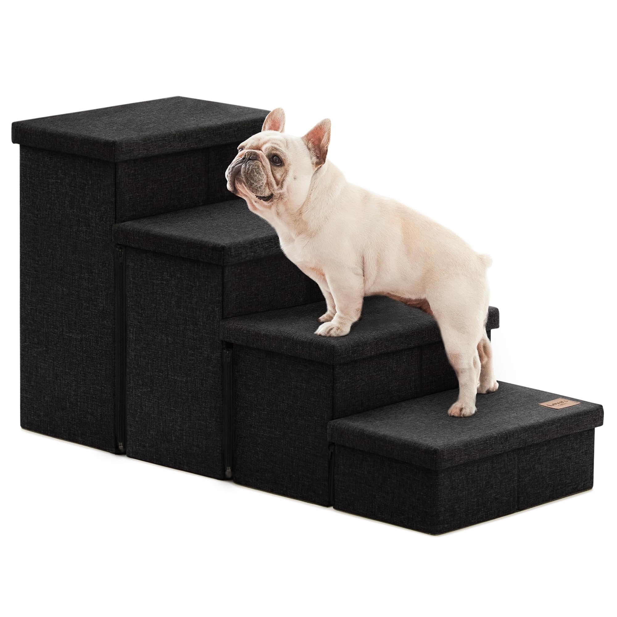 Love's cabin escalera para perros de 4 pasos plegable, ideal para subir a la cama
