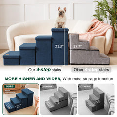 Love's cabin escalera para perros con tela resistente para uso diario