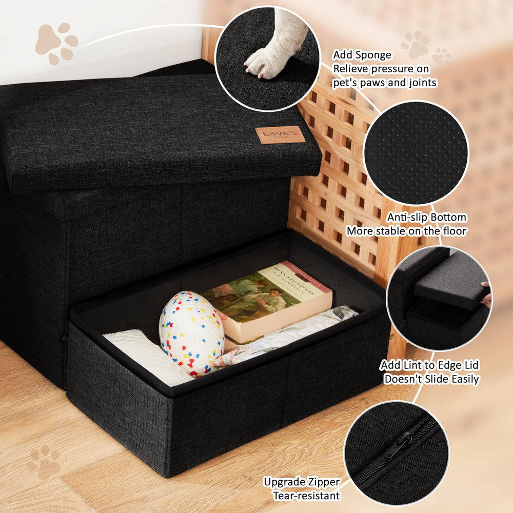 Love's cabin tejido resistente y espuma suave para subir con confort.