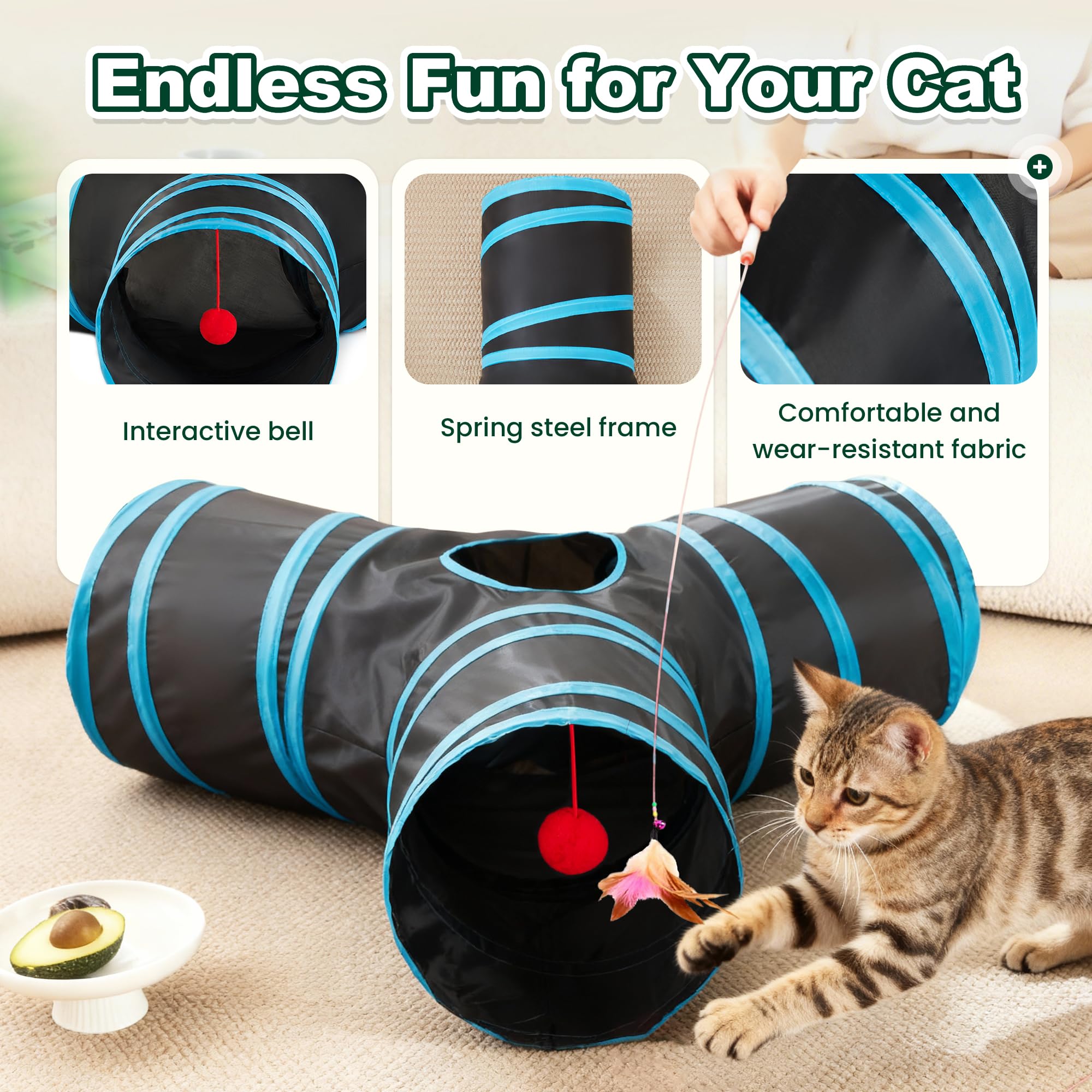 Love's cabin para gatos pequeños y conejos ideal para ejercicio diario en interiores