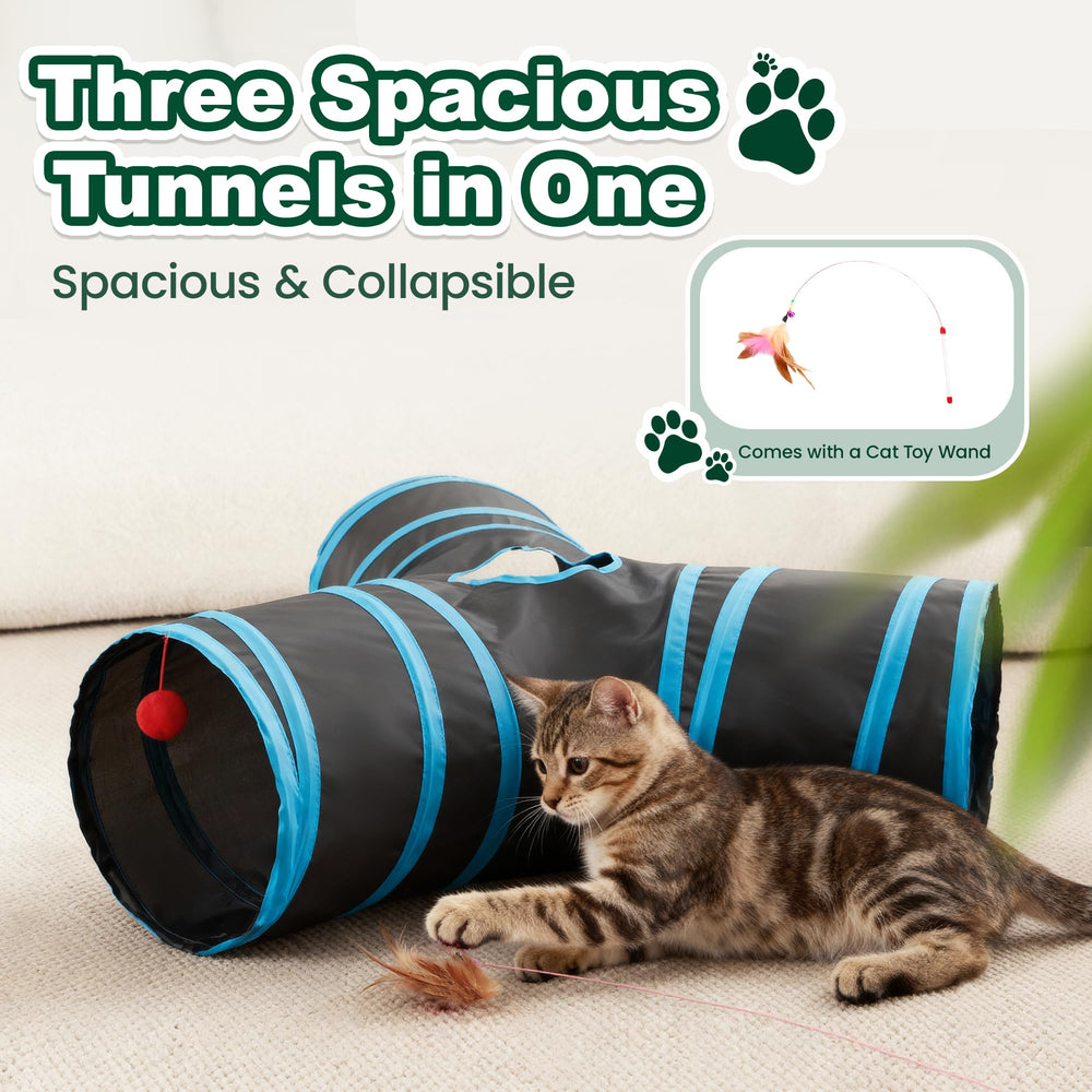 Love's cabin tunel-gato doblado y compacto se guarda fácilmente tras jugar