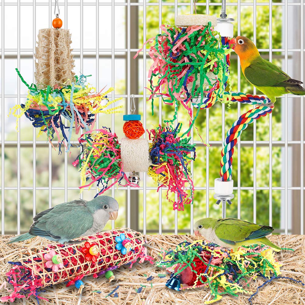 LovyoCoCo bolas de mimbre multicolor para masticar y explorar