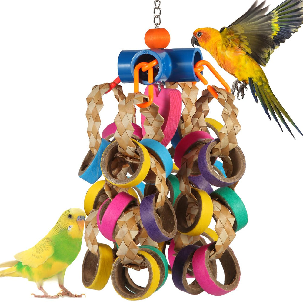 LovyoCoCo bagel masticables para aves estimulando masticación y dexteridad