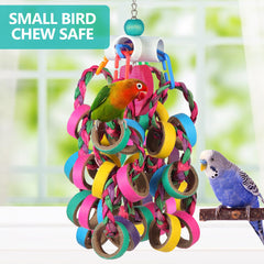 lovyocoCoCo: colores brillantes para aves que inspiran juego seguro.