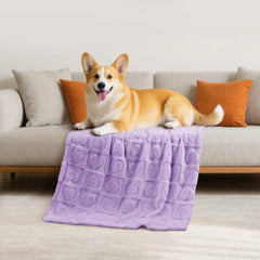 Luciphia manta confort para sala, ideal sobre sofá o jaula