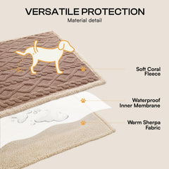 Manta grande Luciphia impermeable para sofá, ideal para perros grandes.