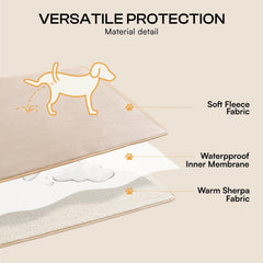 Manta Luciphia para cama protege el colchón de mascotas