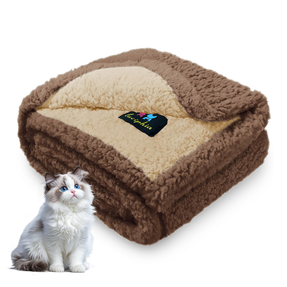 Luciphia Manta impermeable para perros y gatos protege muebles del derrame