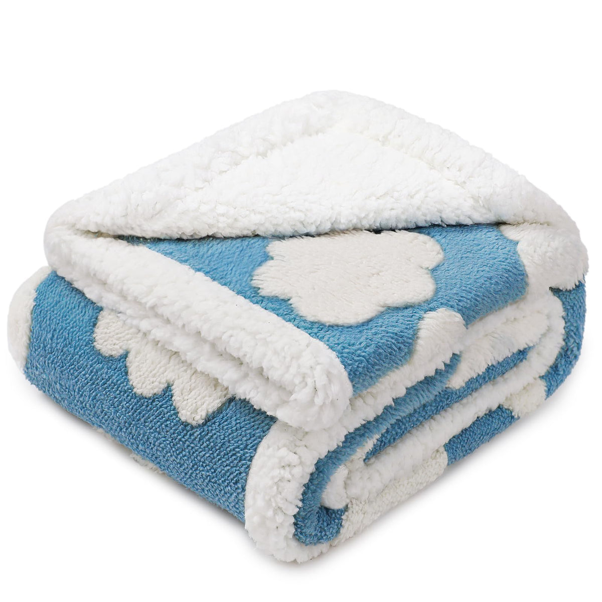 Luciphia Manta Impermeable con diseño nube azul, protege muebles y ofrece comodidad al perro.