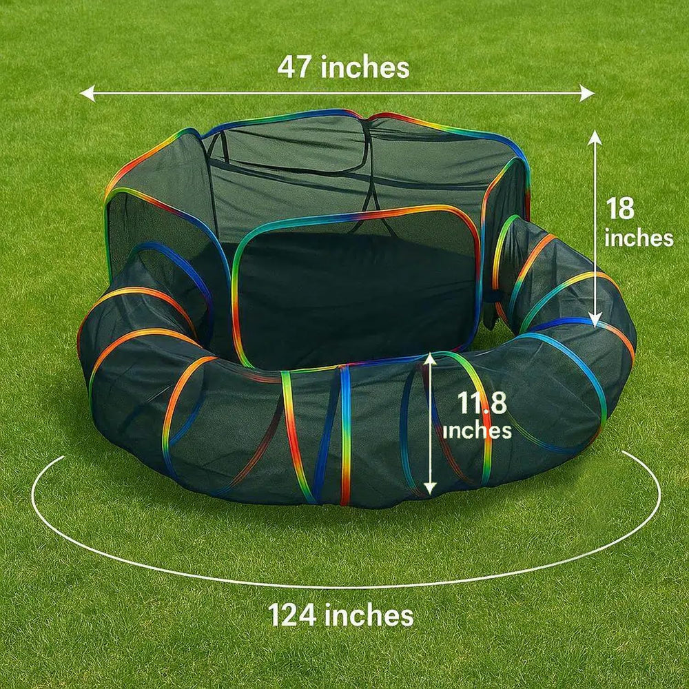 LUCKITTY Catio 2-en-1: sistema completo para aventuras al aire libre.