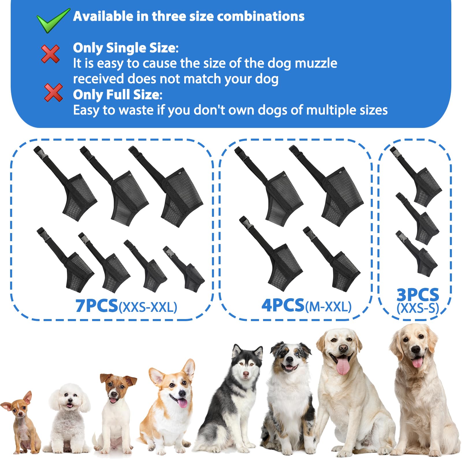 LUCKYPAW bozal para visitas veterinarias y peluquería.