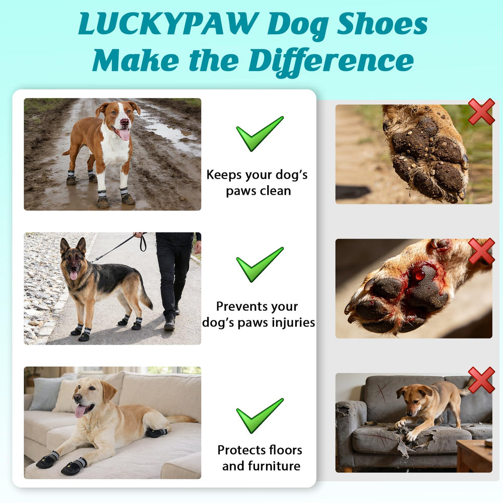 LUCKYPAW zapatos: suelas antideslizantes brindan mejor agarre en superficies.