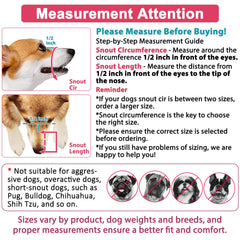 LUCKYPAW mordaza para perro, malla transpirable, ideal para paseos calmados.