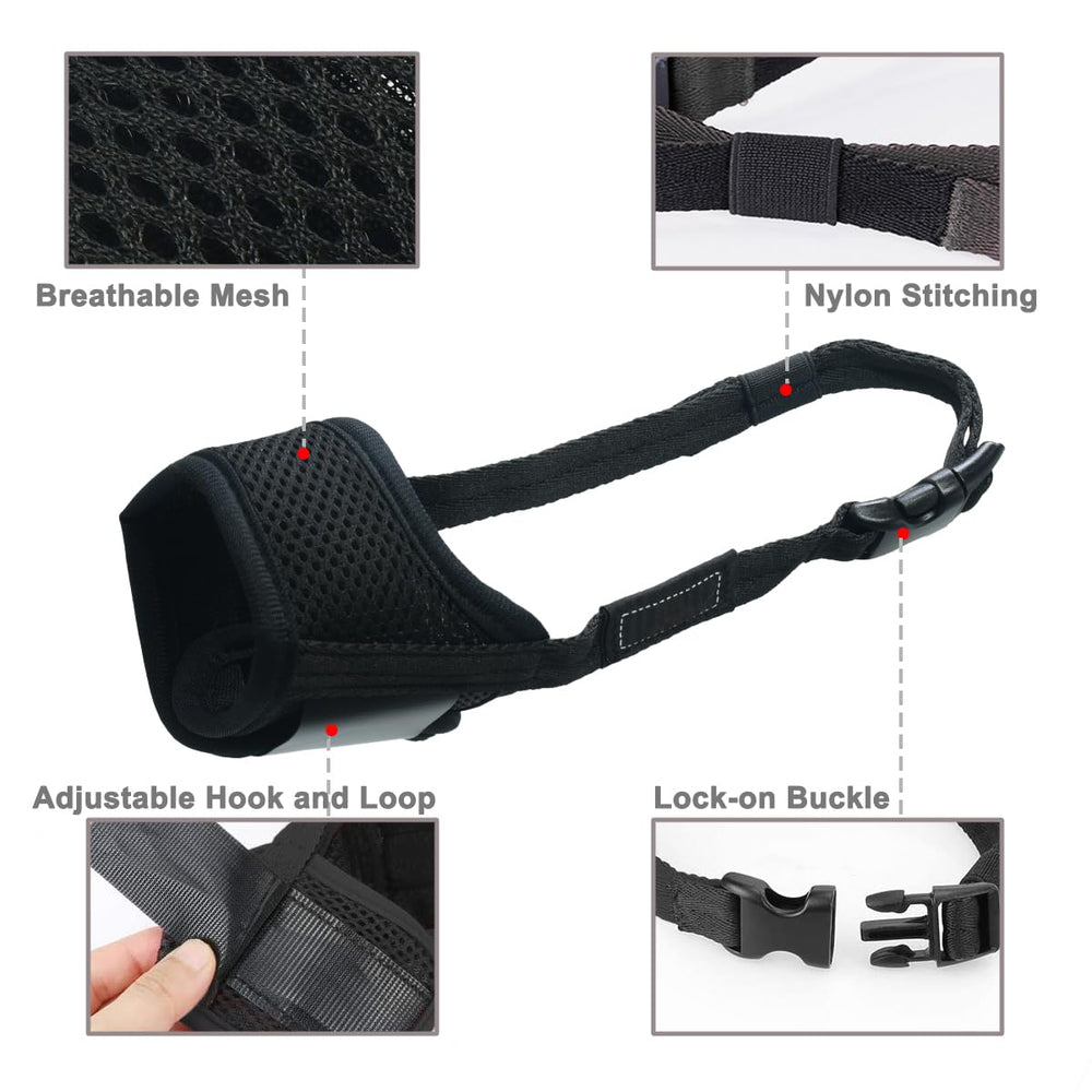 LUCKYPAW mordaza para perro, instrucciones claras incluidas, uso responsable.